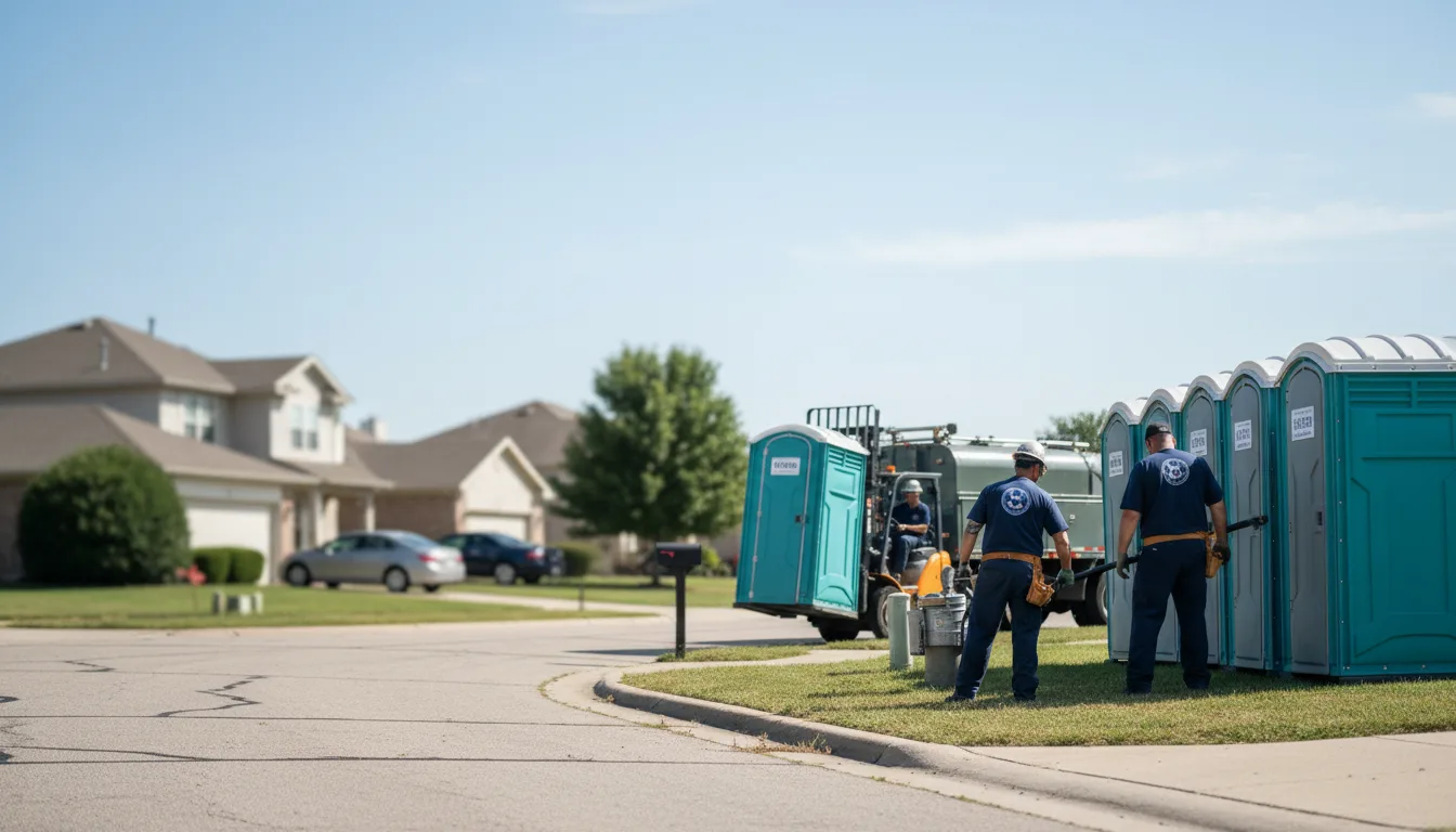 Porta Potty Rental in Poplar Grove, IL near me